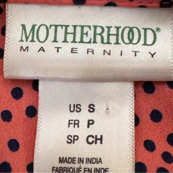 Motherhood Maternity Women's Pink Polka Dot Knee Length Shirt Dress - Sz S
b91 - Picture 2 of 3